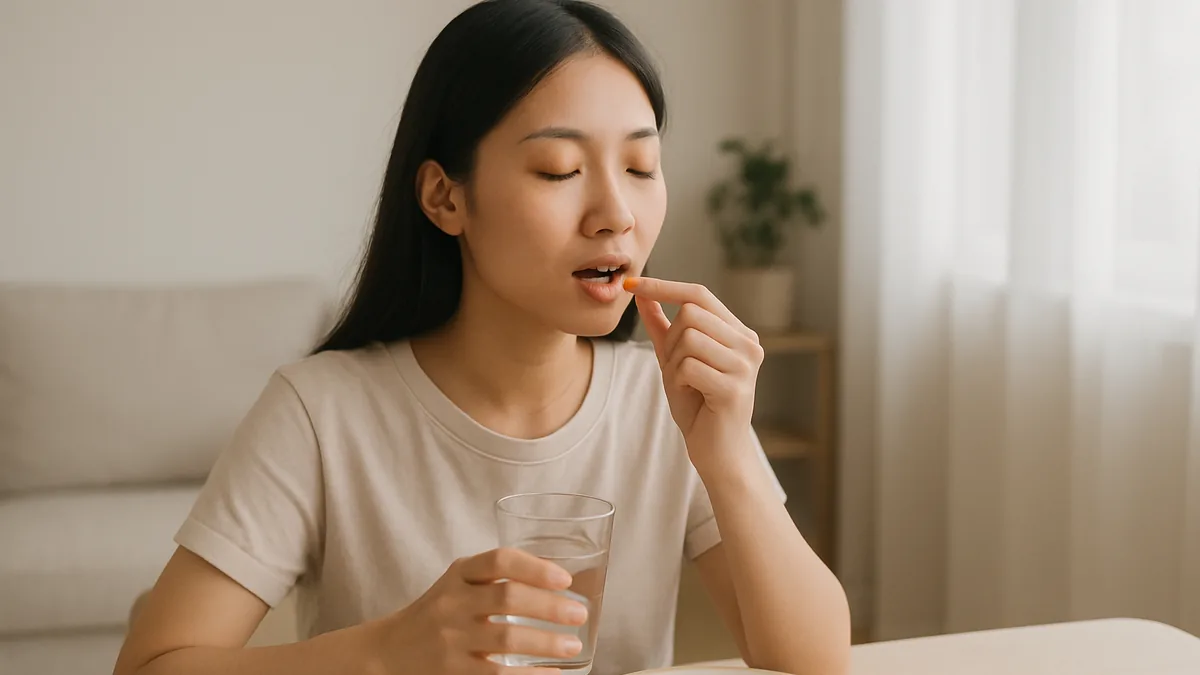 葉黃素隨餐或飯後配水服用
