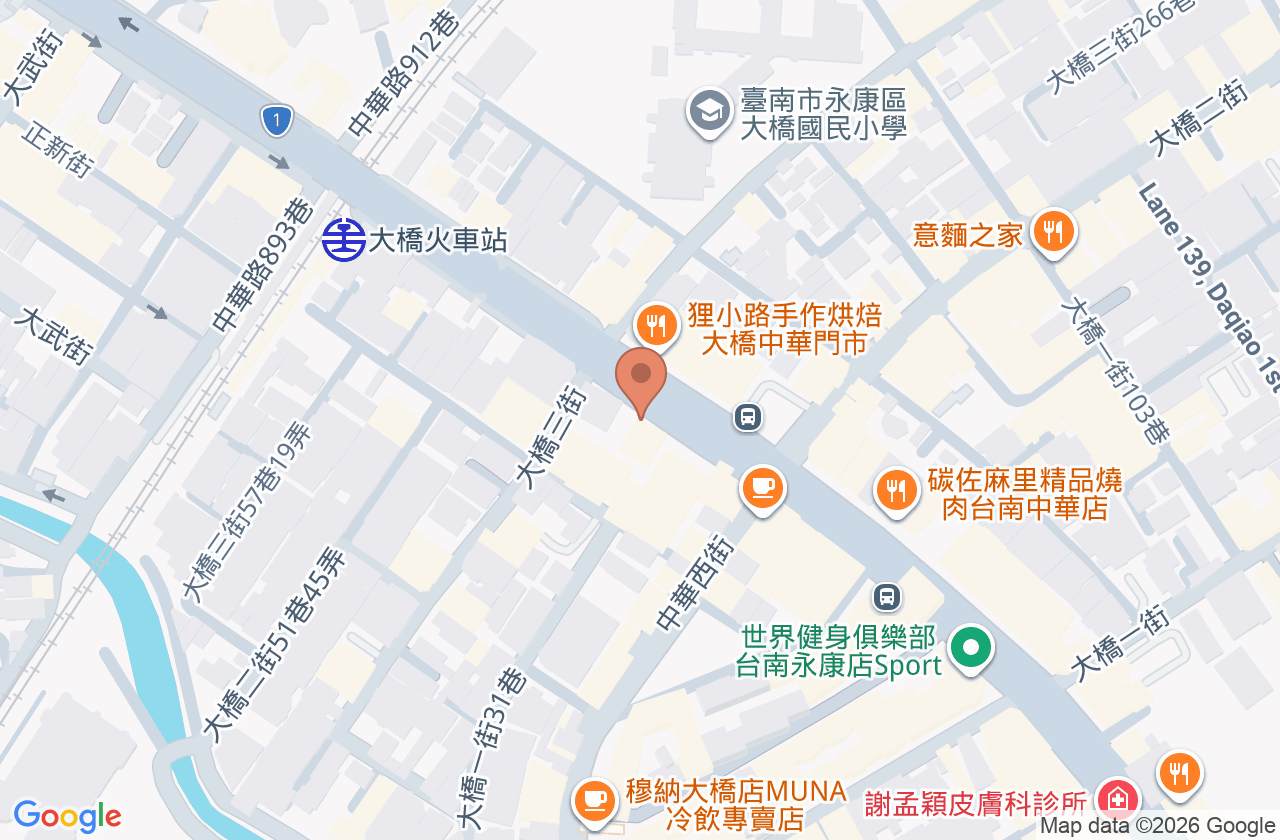 中華誠康診所 位置地圖
