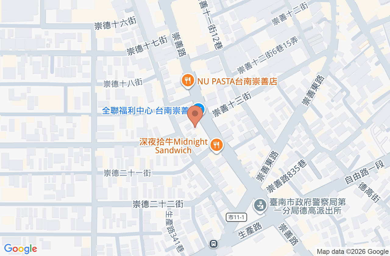 晉安復健科診所 位置地圖