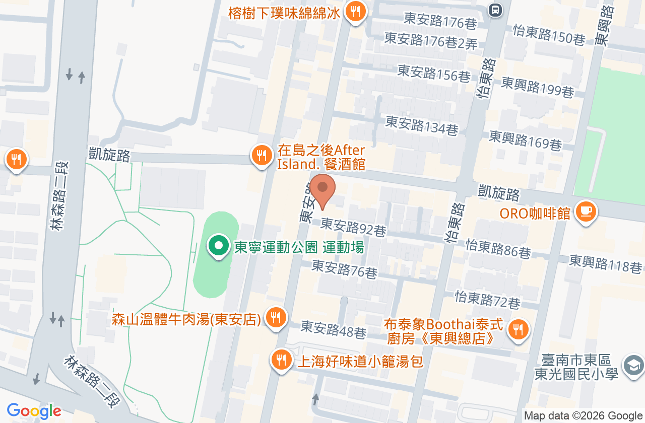 東安復健診所 位置地圖