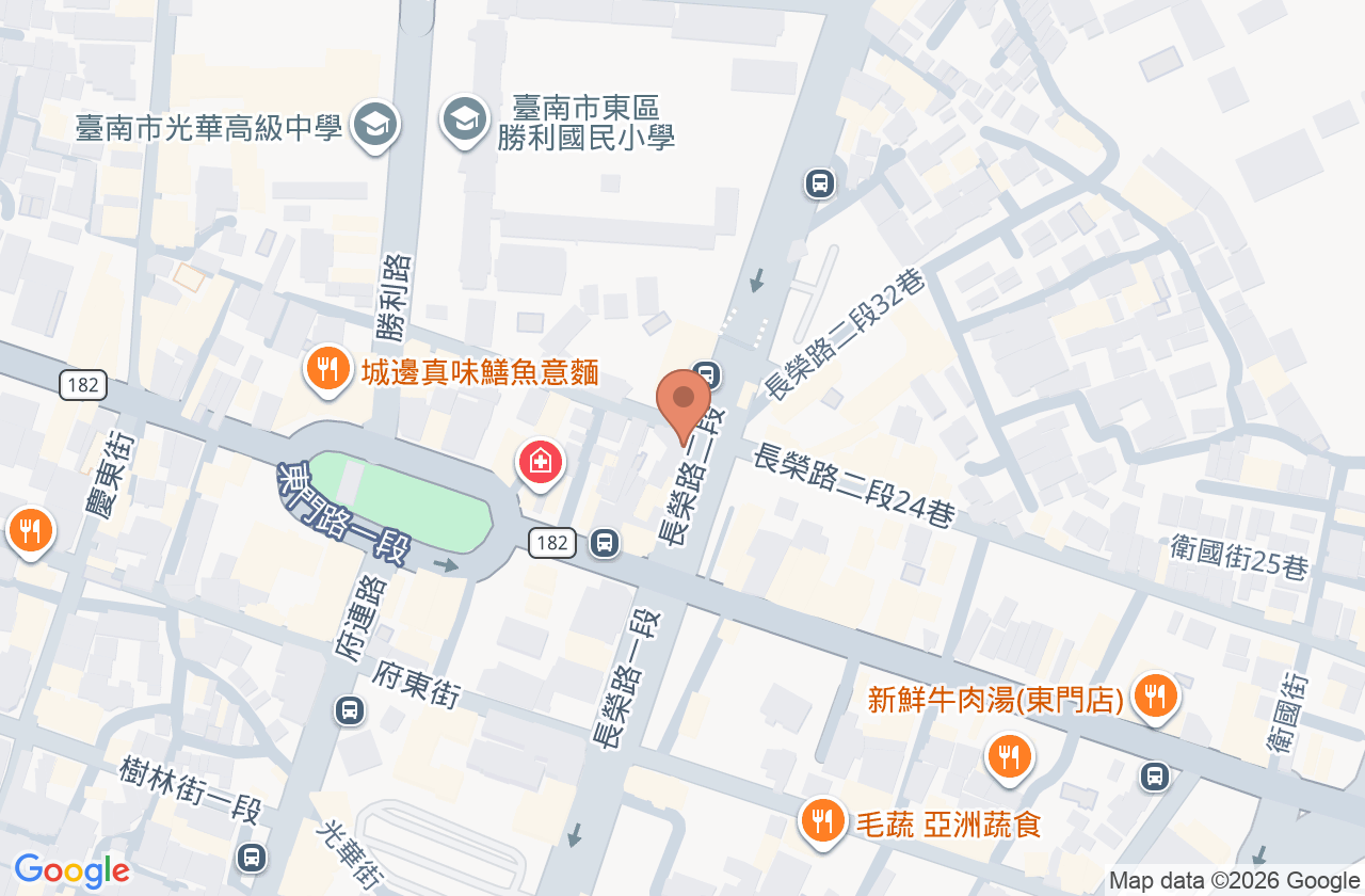 冠安內科診所 位置地圖