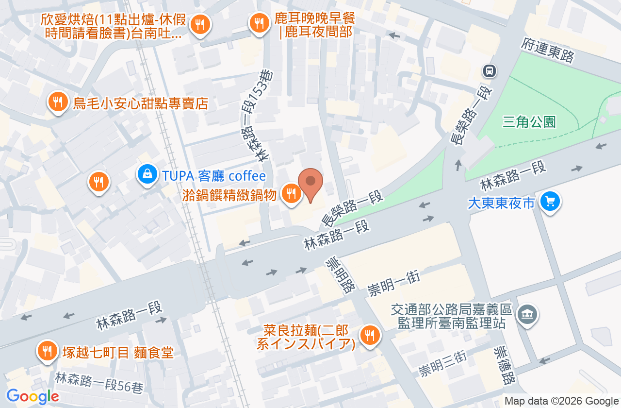 惠民診所 位置地圖