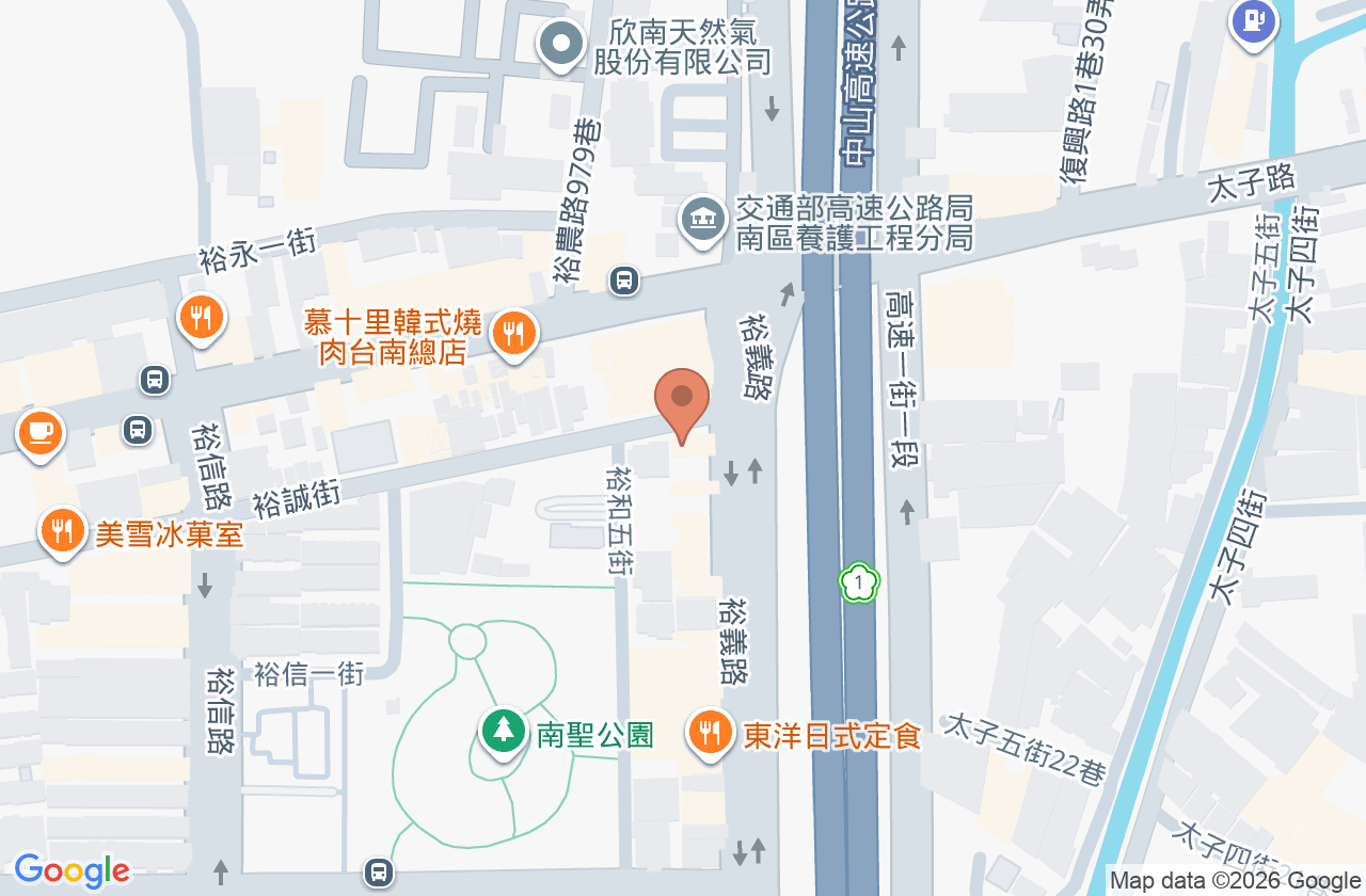 杏福內科診所 位置地圖