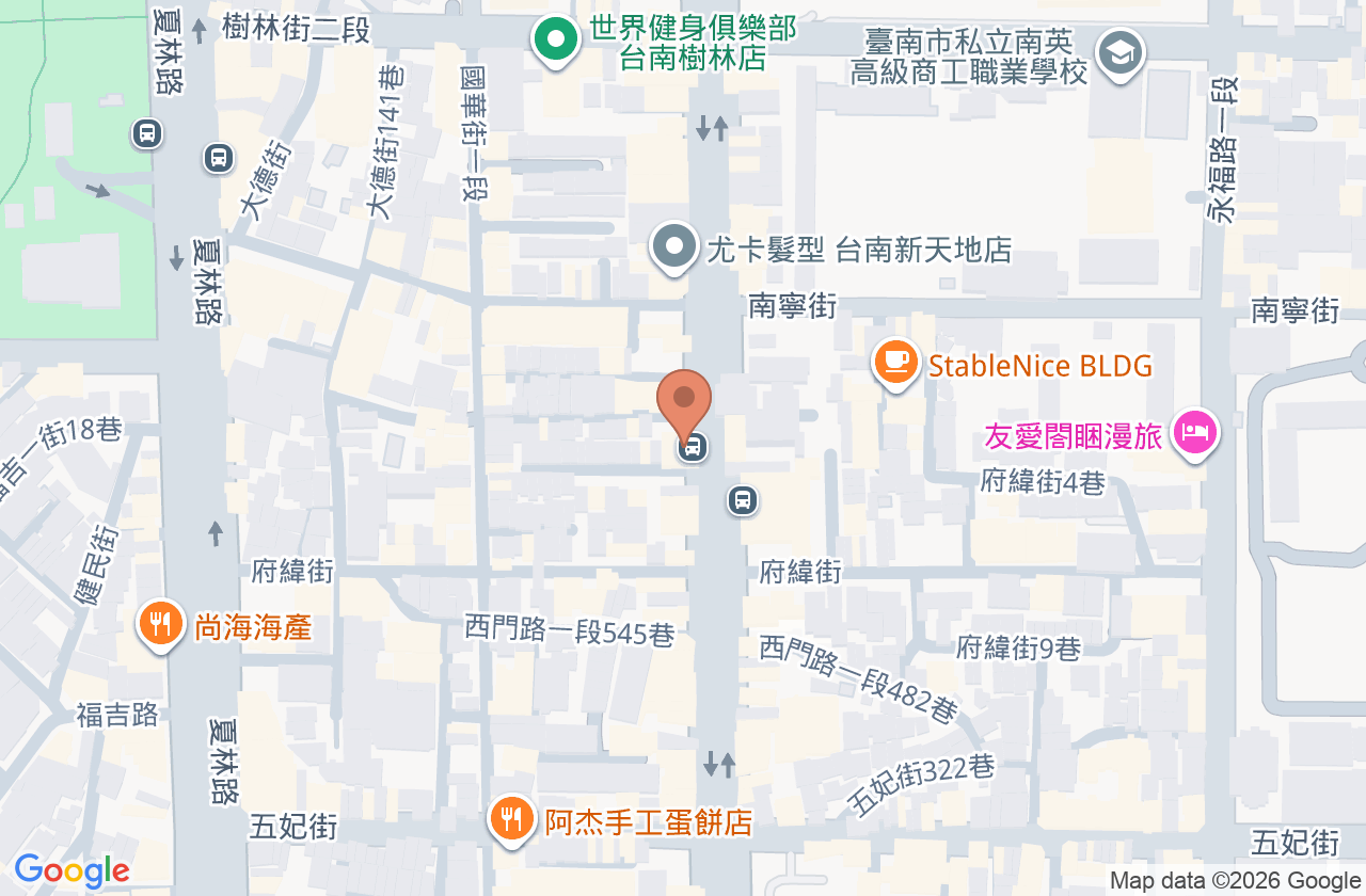 藝群西門診所 位置地圖