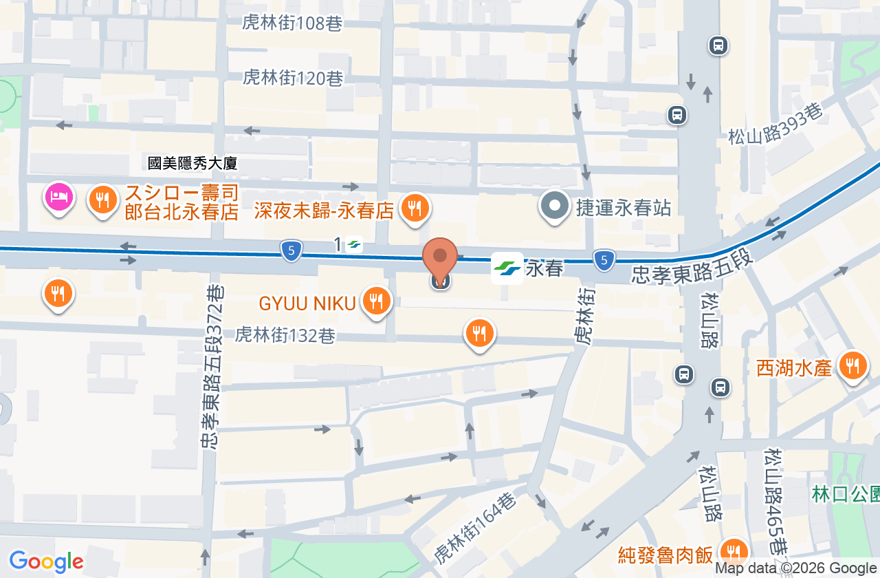 永齡牙醫診所 位置地圖