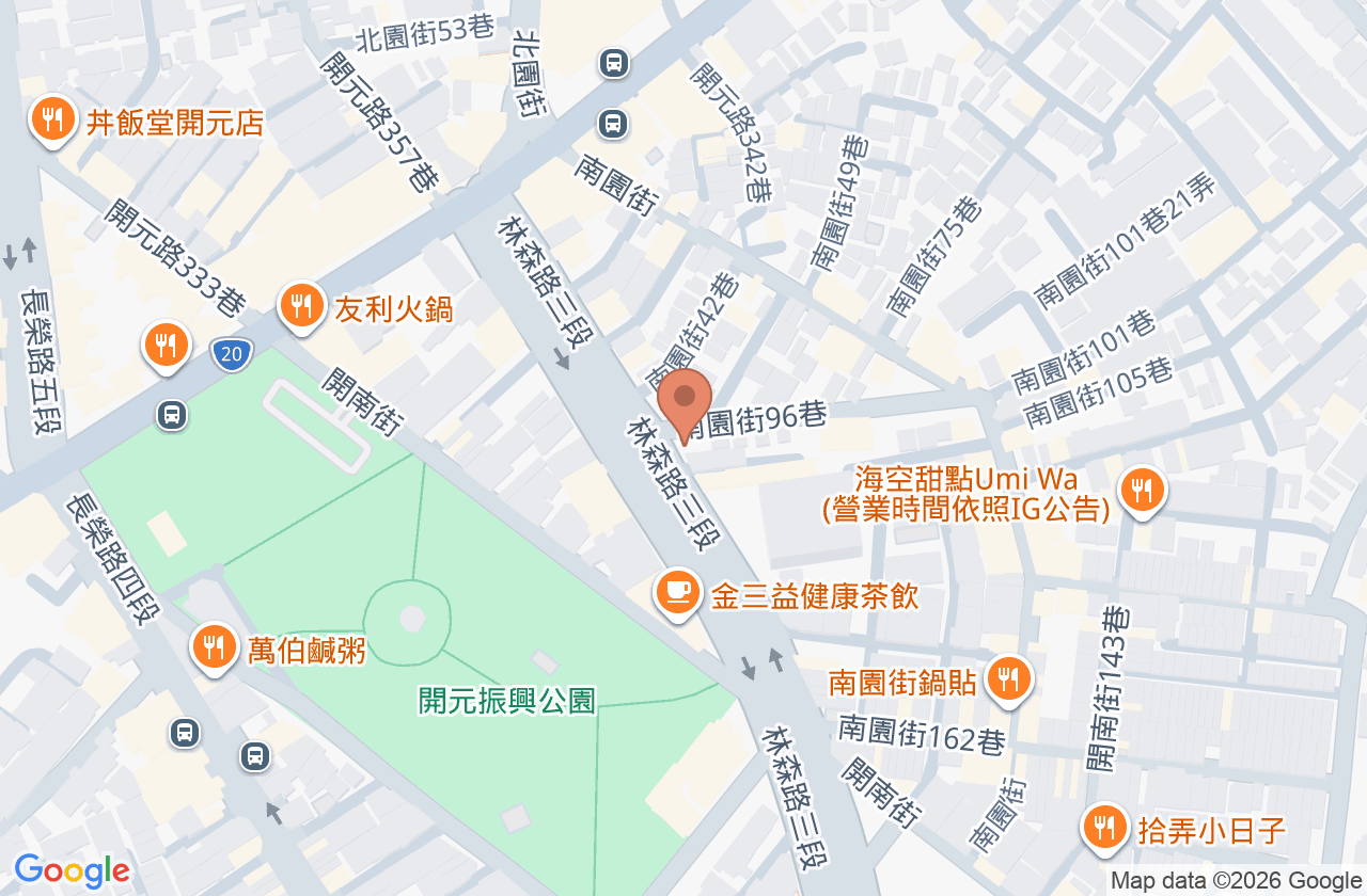 成功林森診所 位置地圖