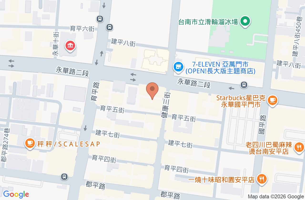 安平西醫診所 位置地圖