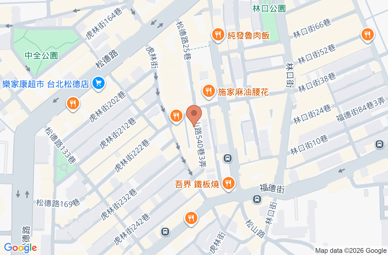 彩虹牙醫診所 位置地圖