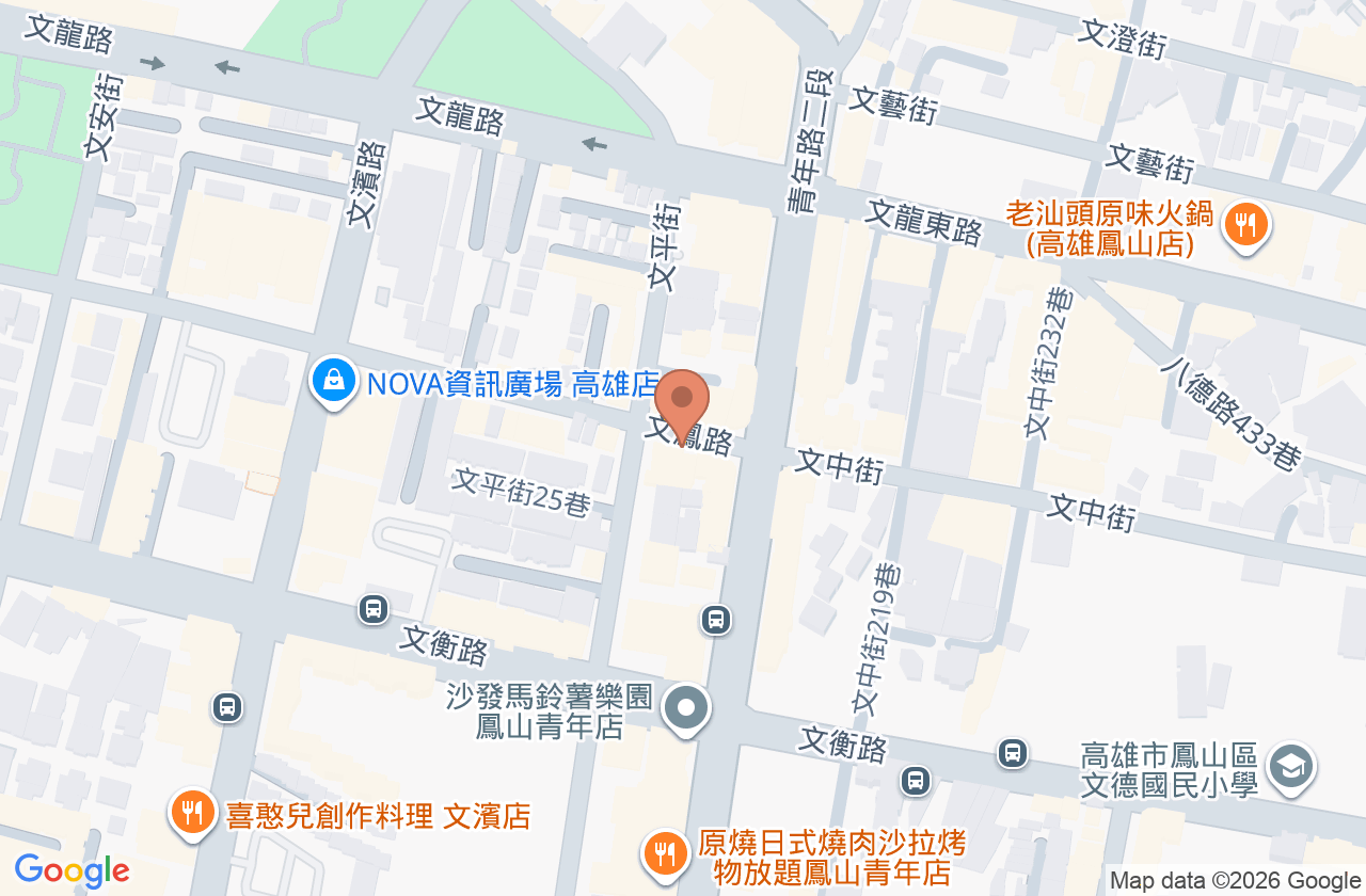 文山醫世代眼科診所 位置地圖