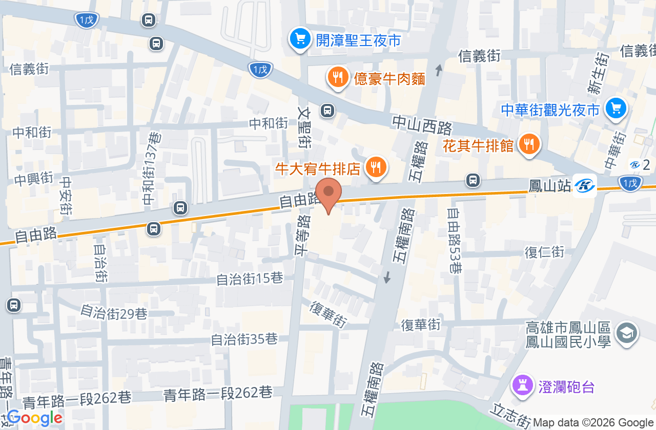 揚銘診所 位置地圖