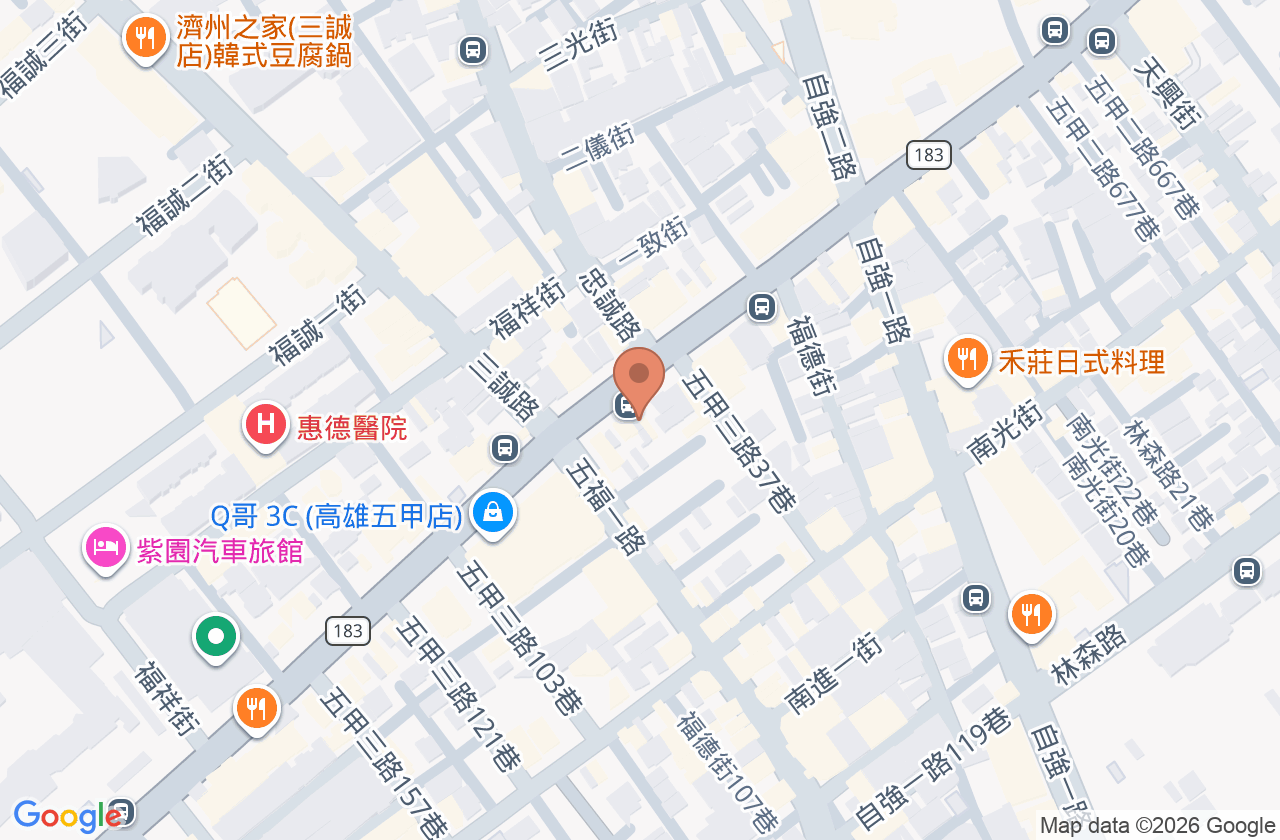 新宏亞診所 位置地圖