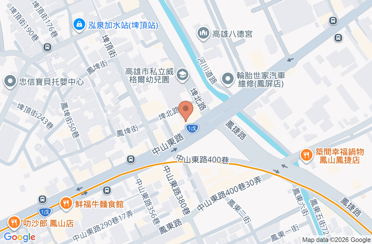 正宏耳鼻喉科診所 位置地圖