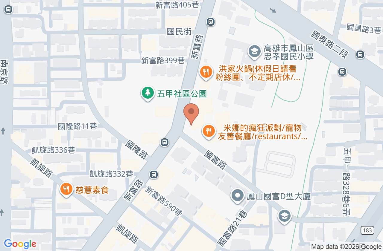 楊浪平骨科診所 位置地圖