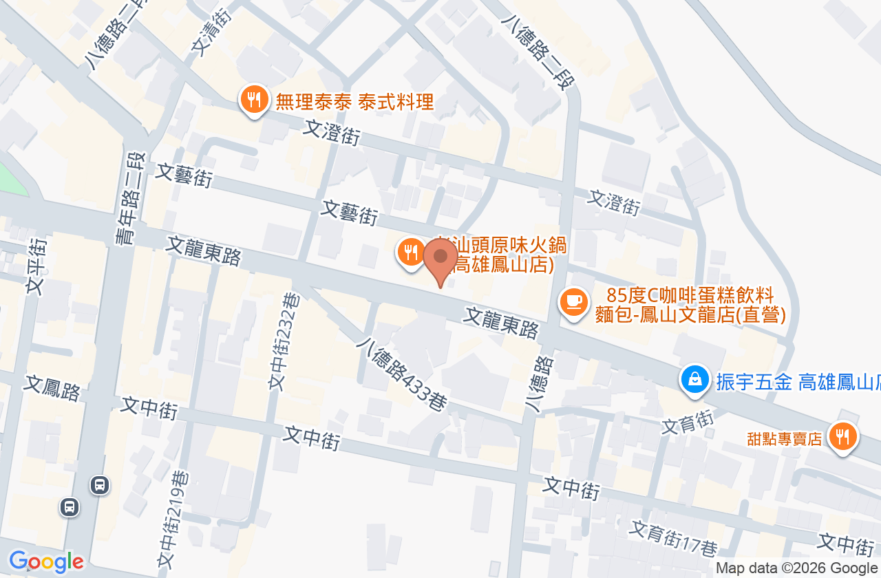 文山長慶小兒科診所 位置地圖