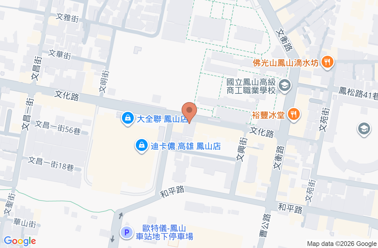 杏康診所 位置地圖