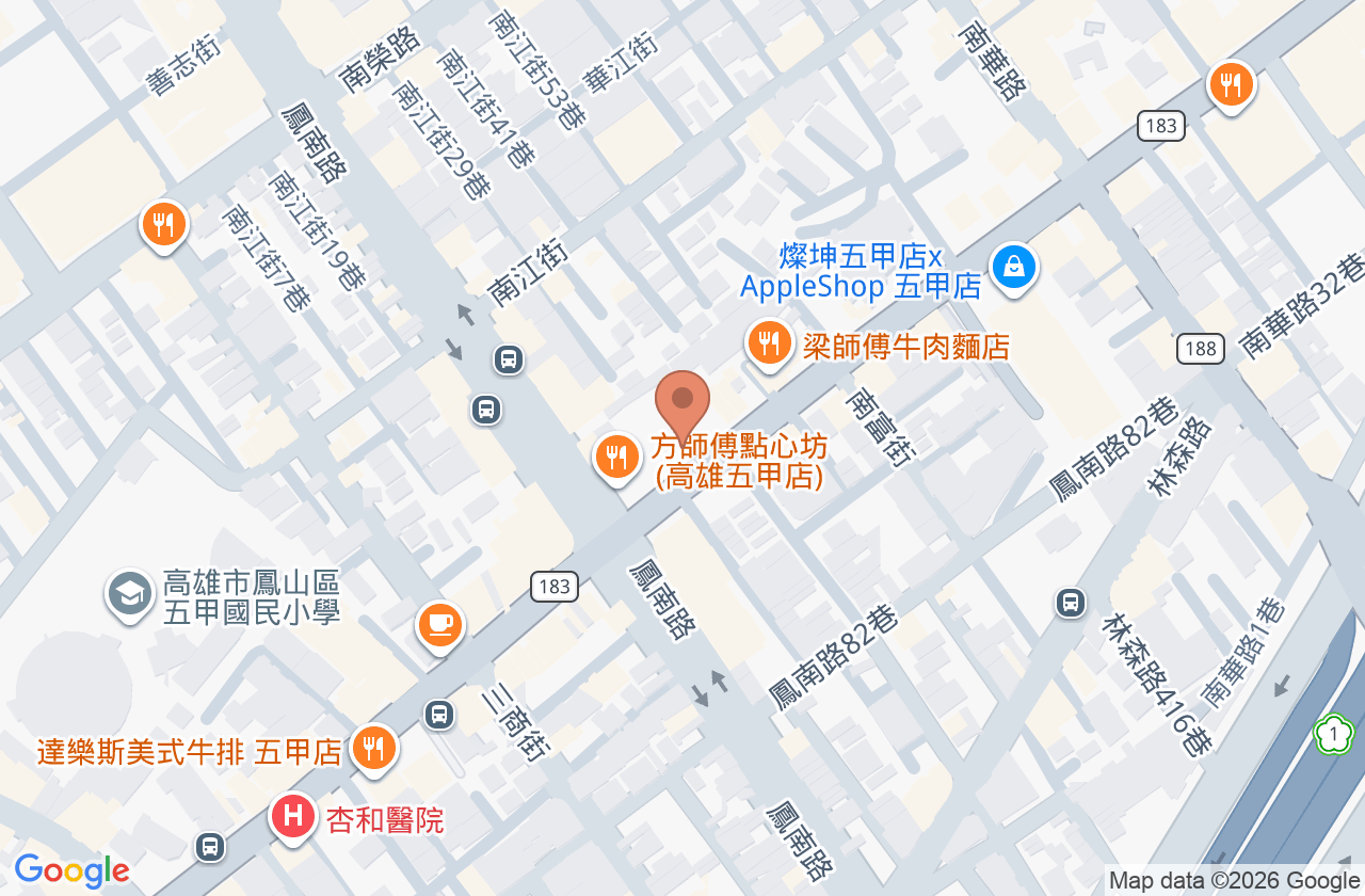 九大五甲診所 位置地圖