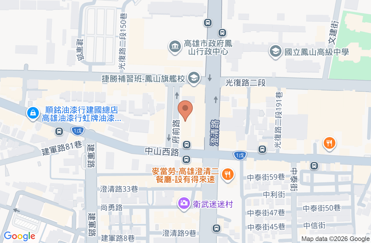 高丹榕診所 位置地圖