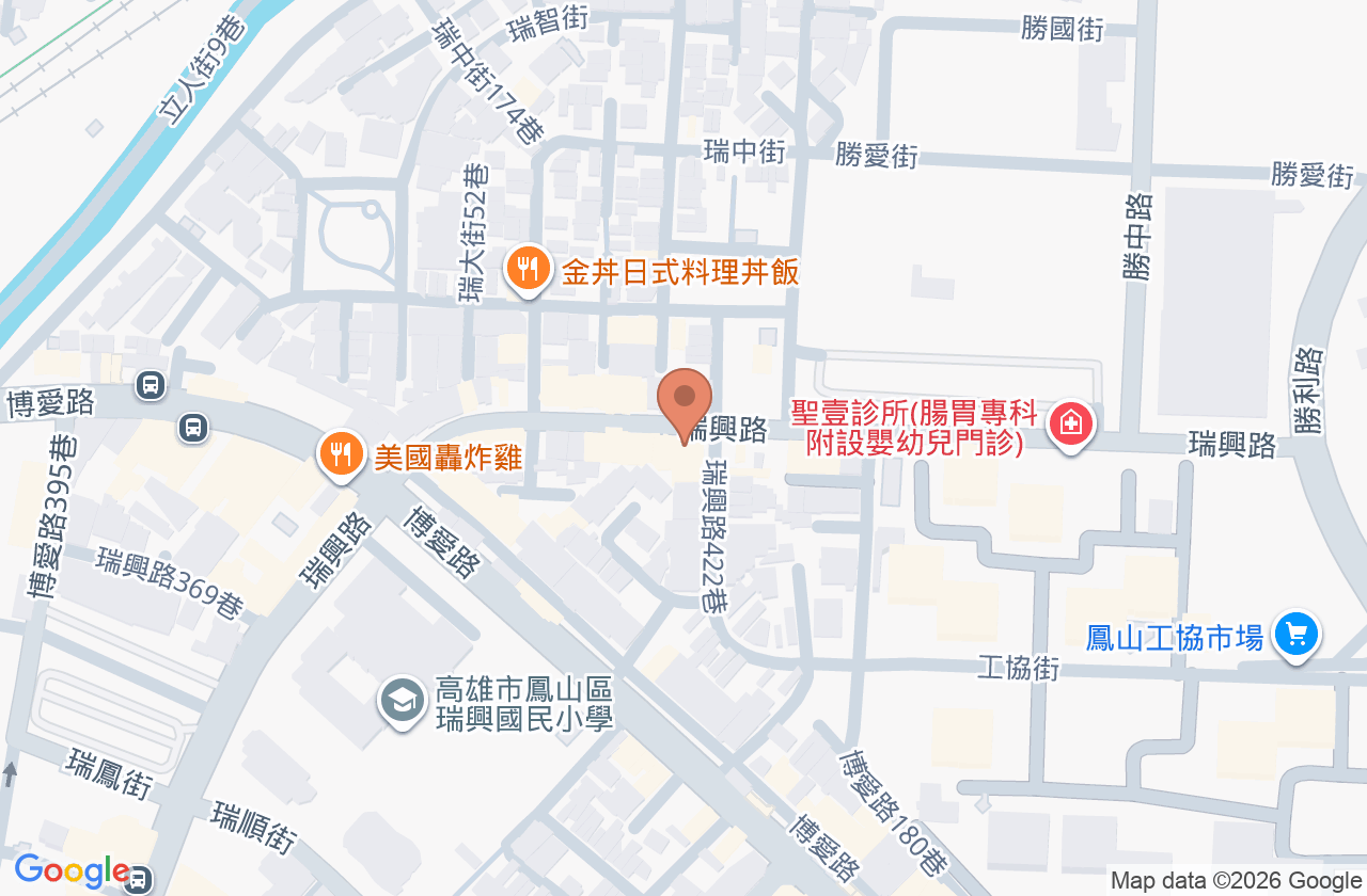 鳳山德安診所 位置地圖