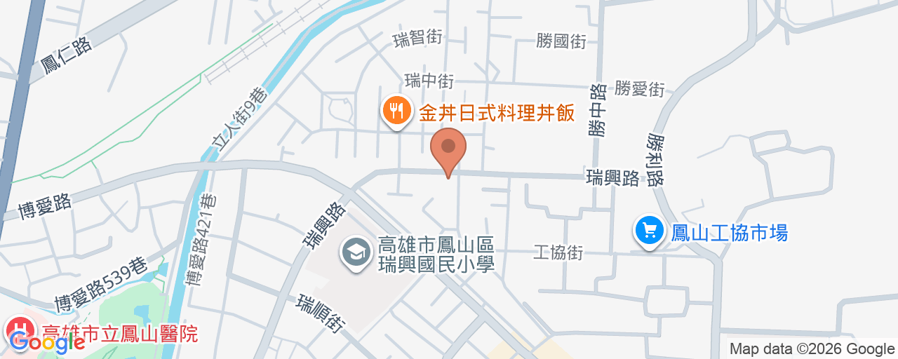 鳳山德安診所 位置地圖