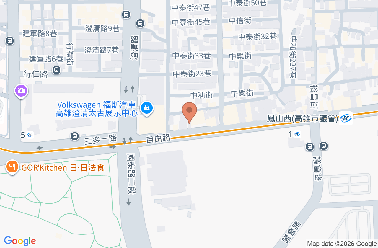 李文豪皮膚科診所 位置地圖