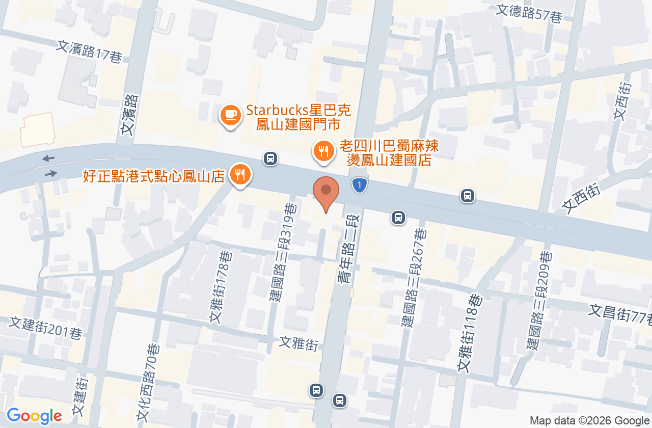 建國達特楊診所 位置地圖