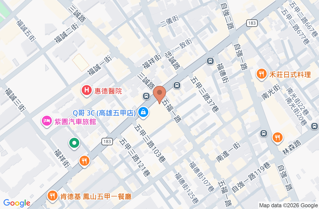 五甲心靈診所 位置地圖