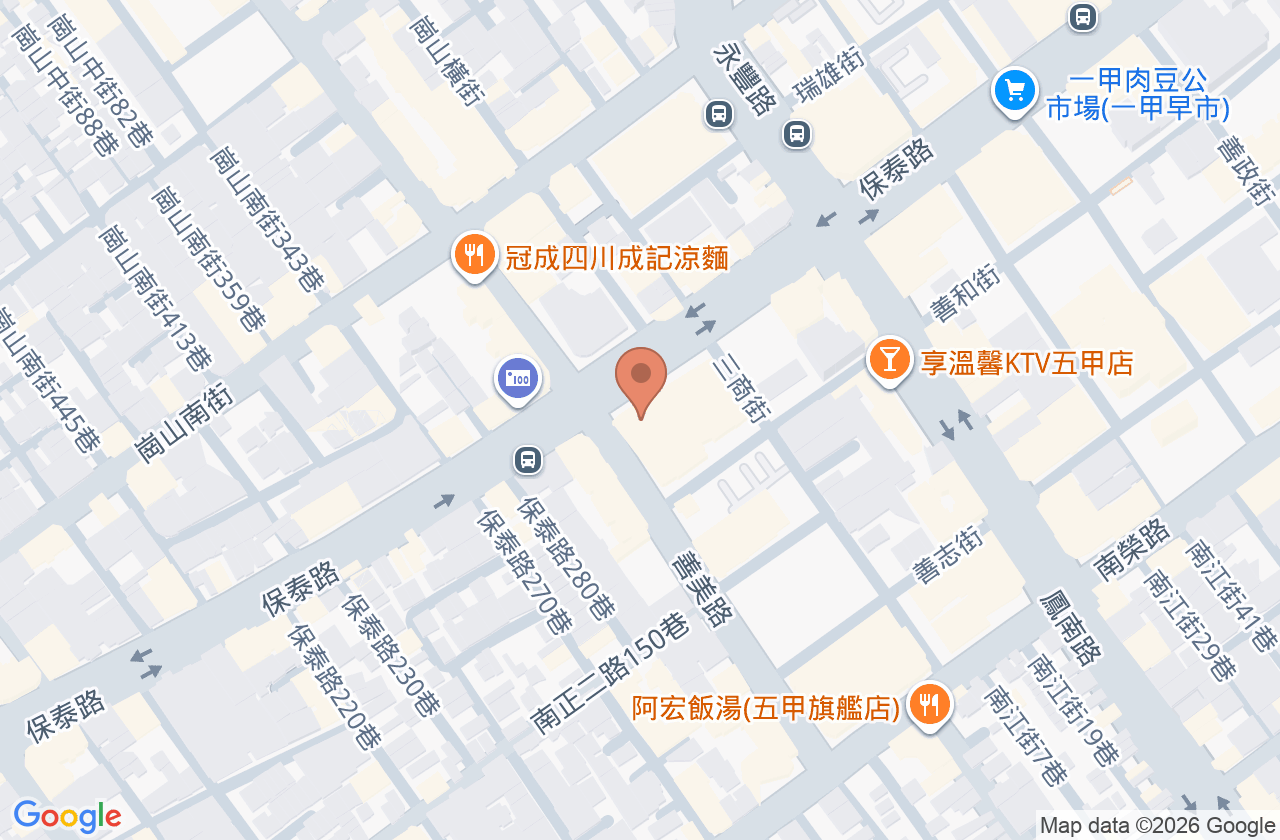 五甲天民泌尿科診所 位置地圖