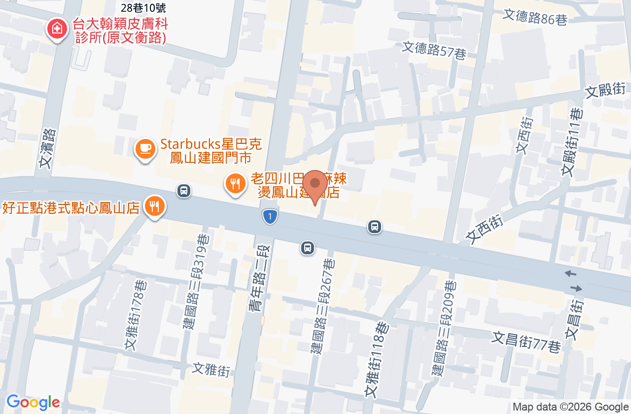 樂誠復健科診所 位置地圖