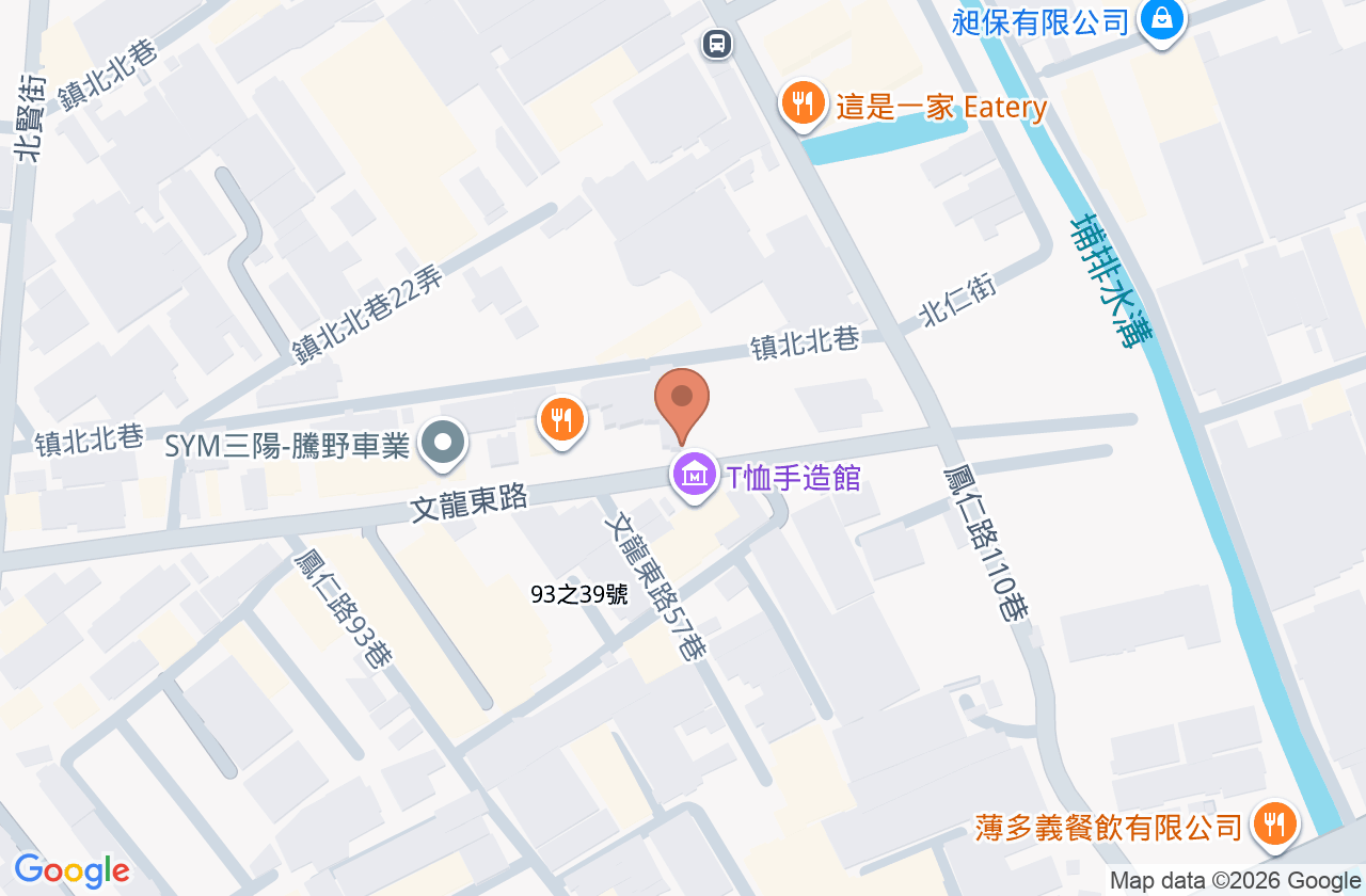 橙田診所 位置地圖