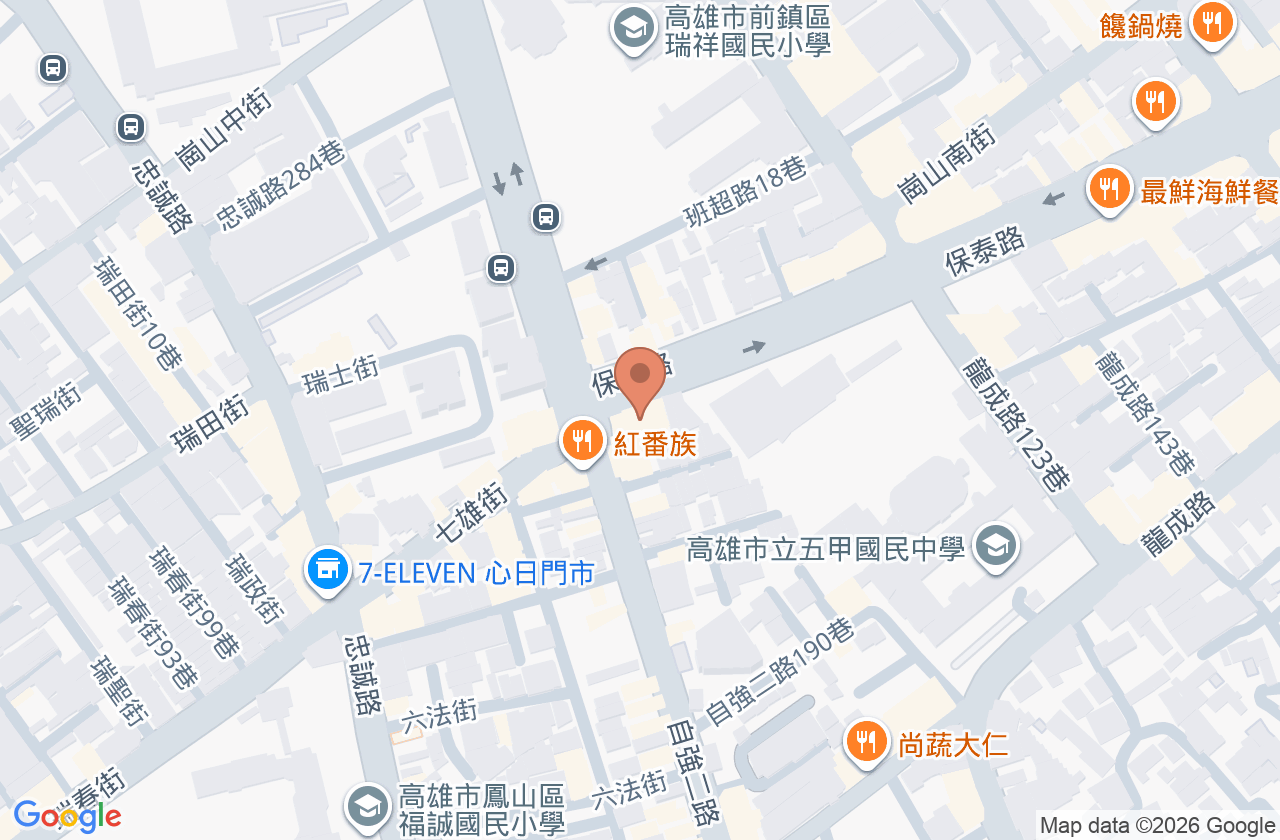 瑞合耳鼻喉科診所 位置地圖