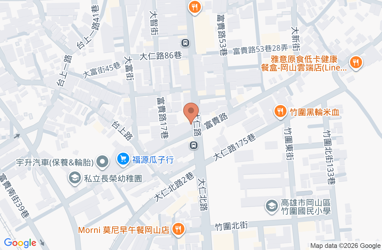 禾木岡山診所 位置地圖