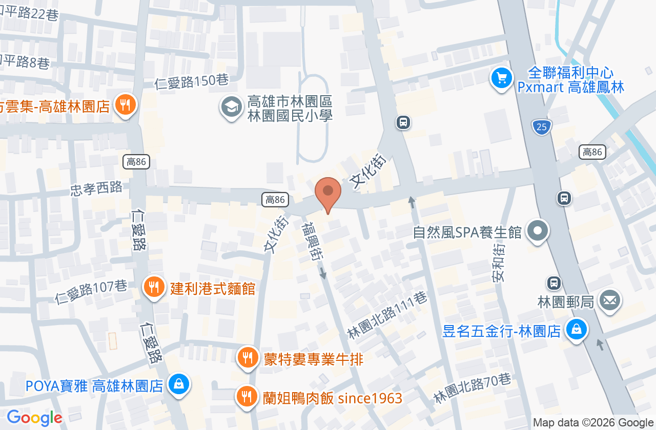 大仁小兒科診所 位置地圖