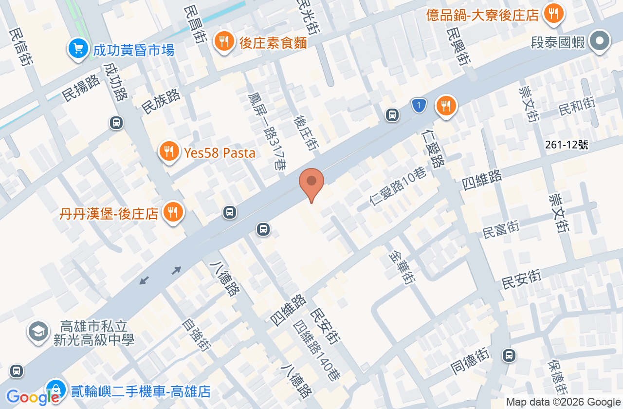 大鋐診所 位置地圖