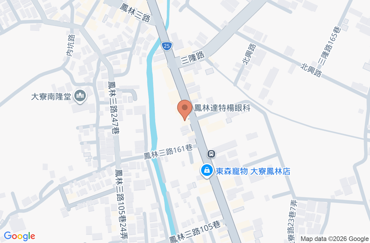 鳳林達特楊診所 位置地圖