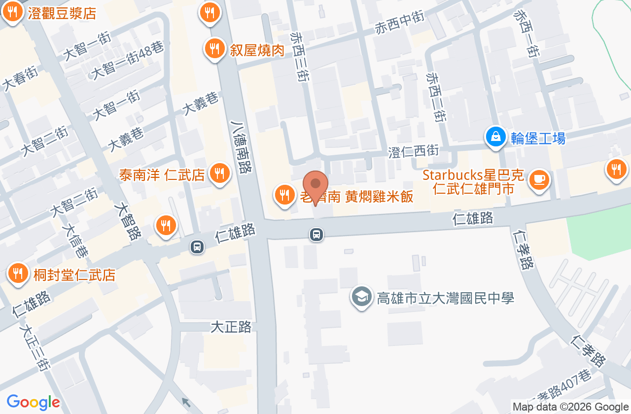 仁雄診所 位置地圖