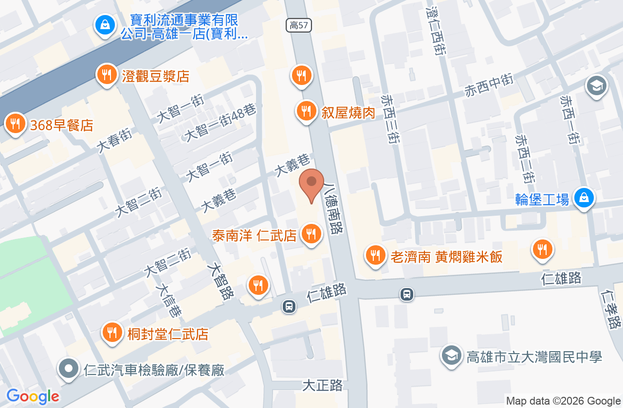 仁武上明眼科診所 位置地圖