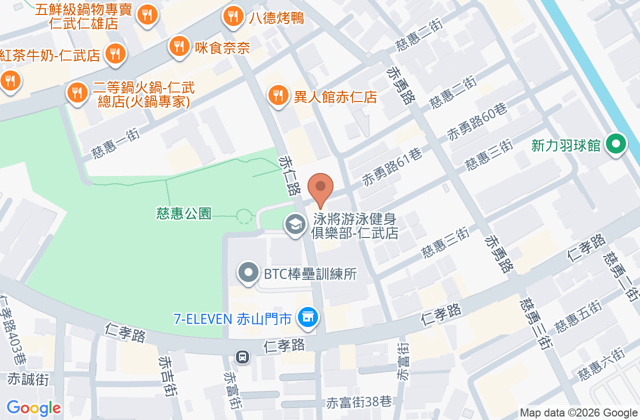 銘美診所 位置地圖