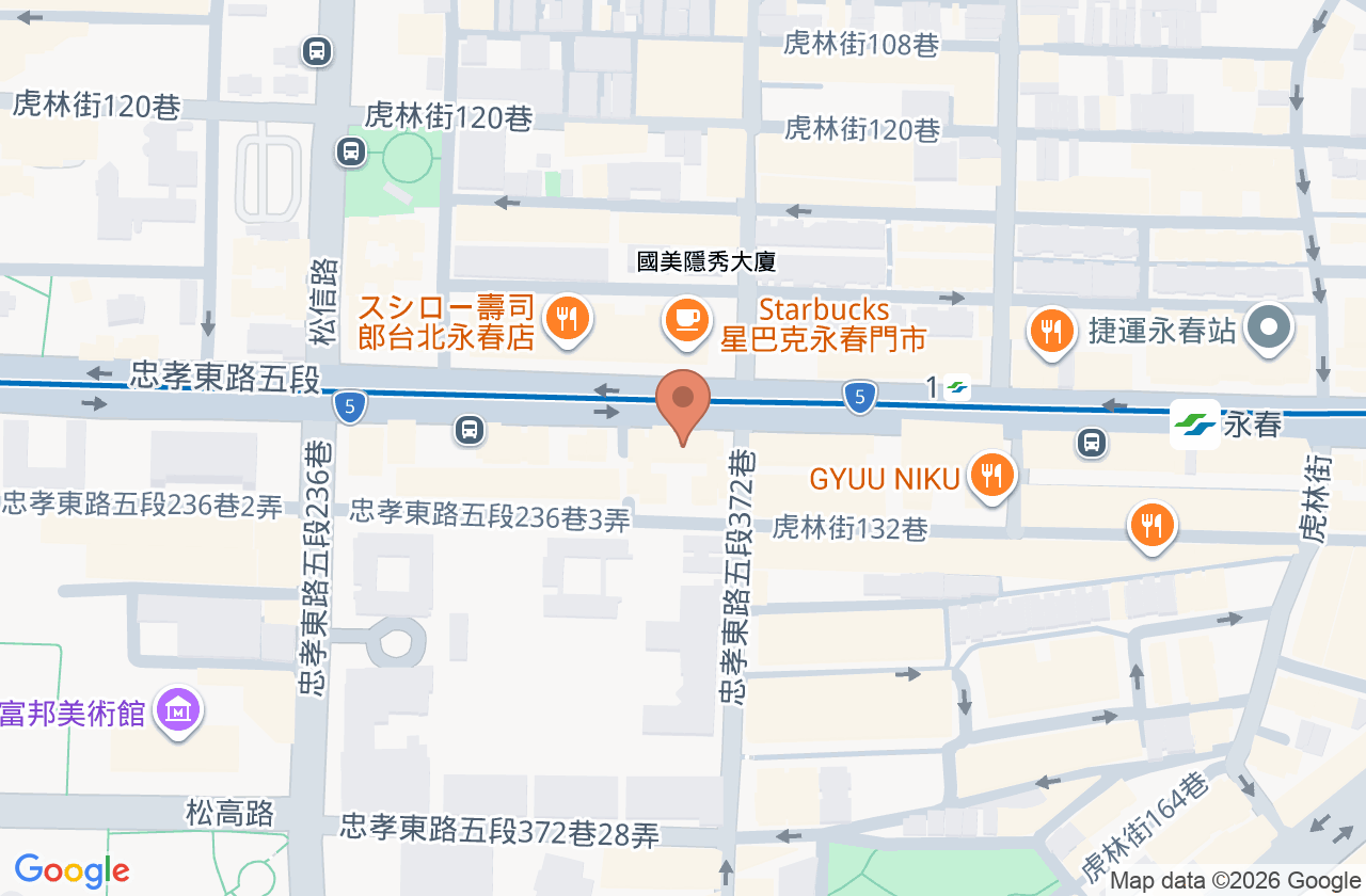 松華牙醫診所 位置地圖