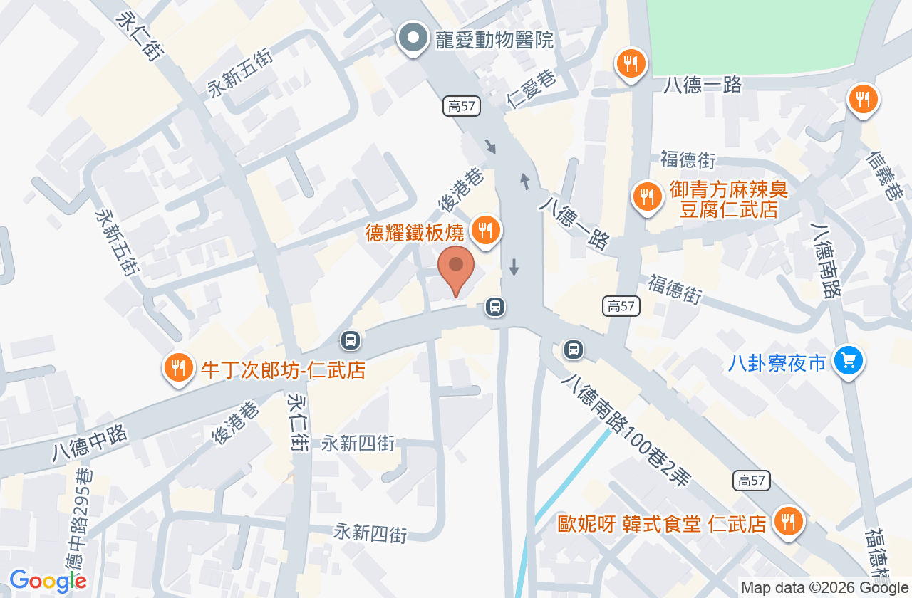 八德診所 位置地圖