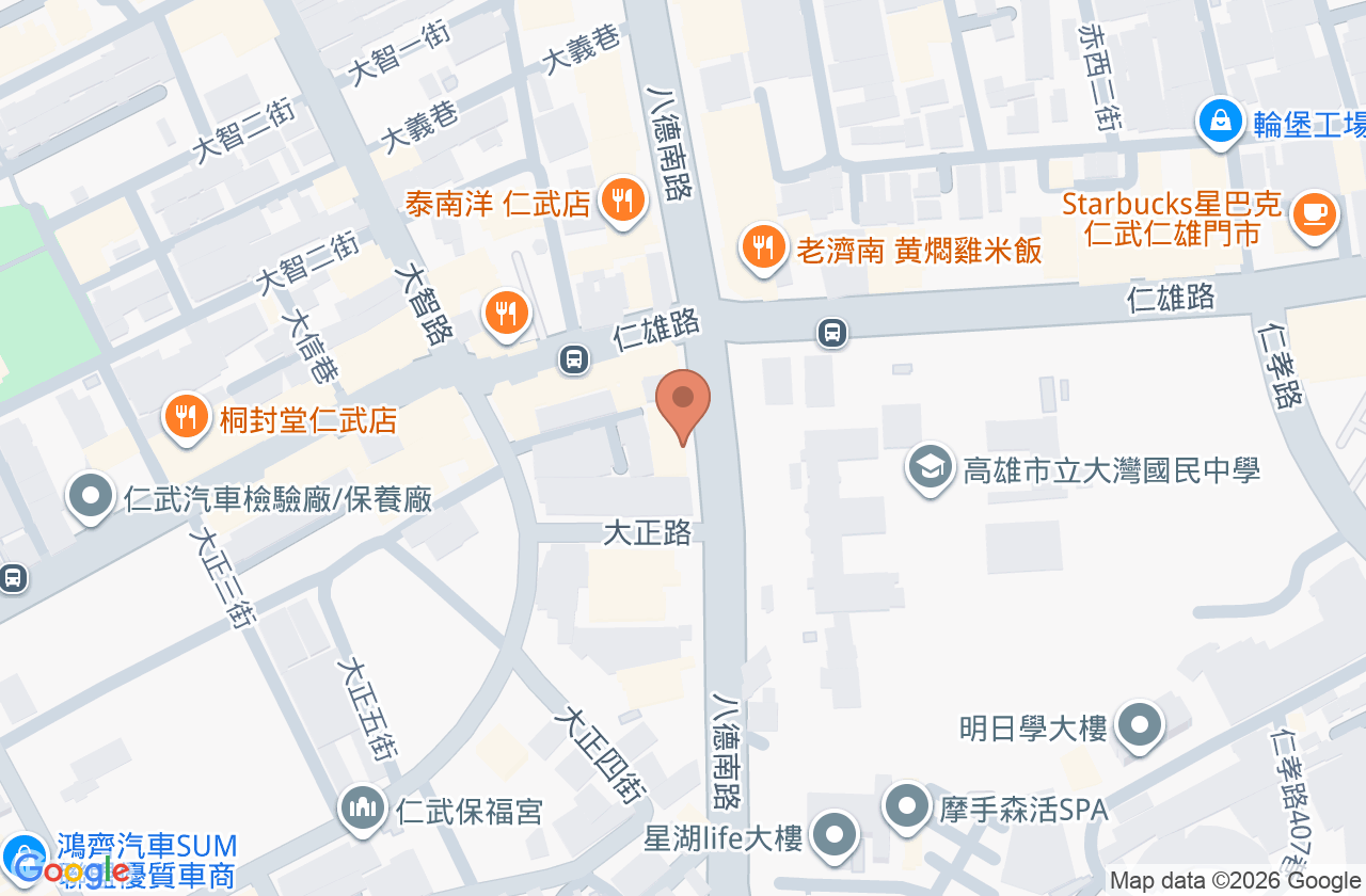 冠宏家醫診所 位置地圖