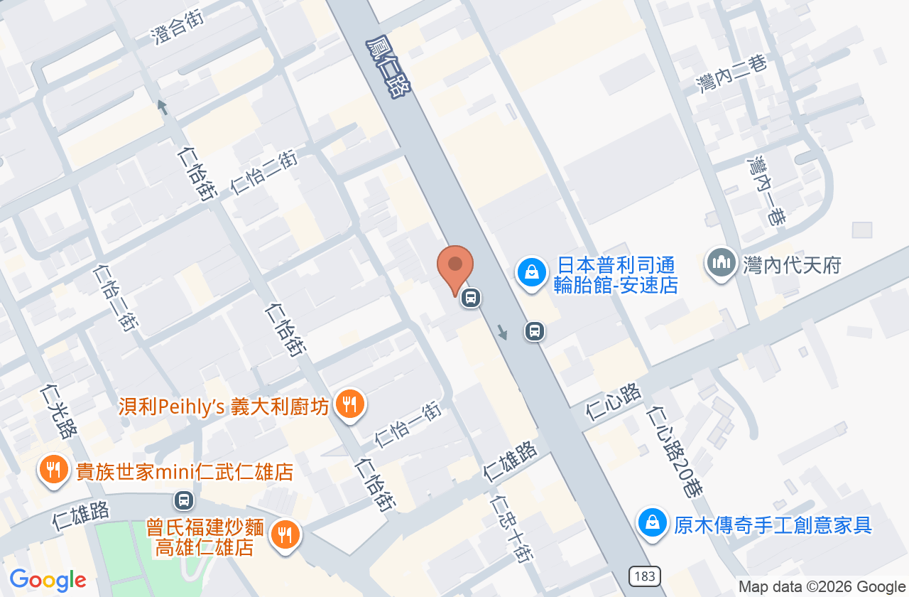 仁武樂誠診所 位置地圖