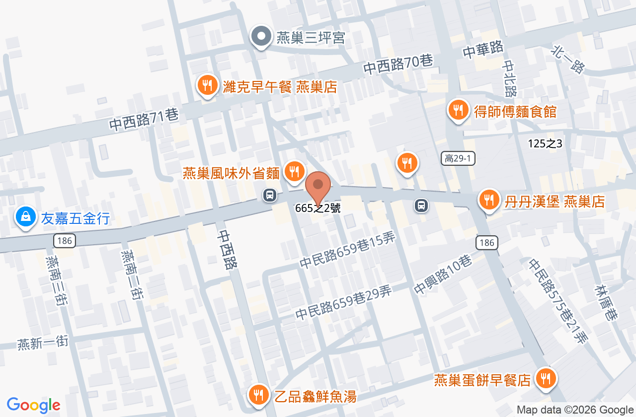 東山診所 位置地圖
