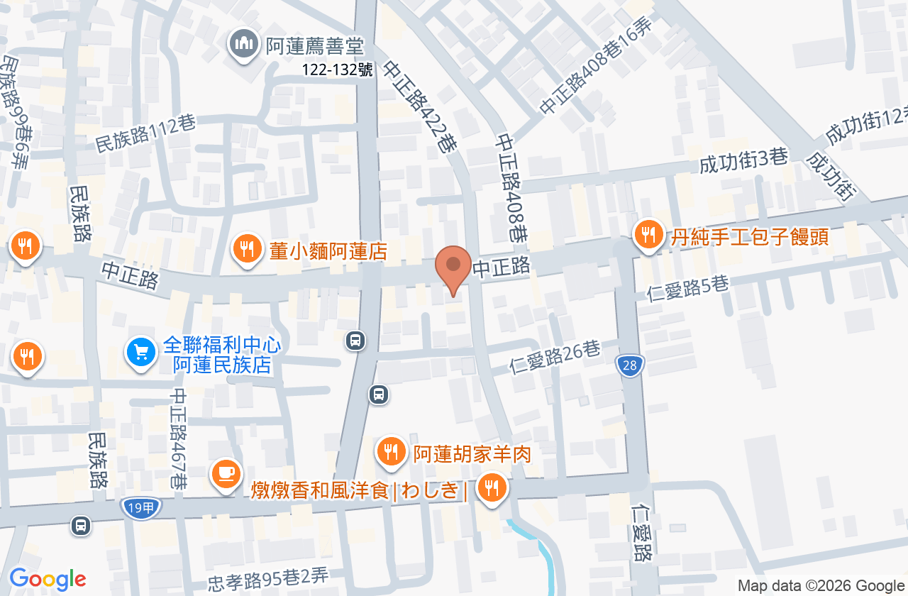 阿蓮康健診所 位置地圖