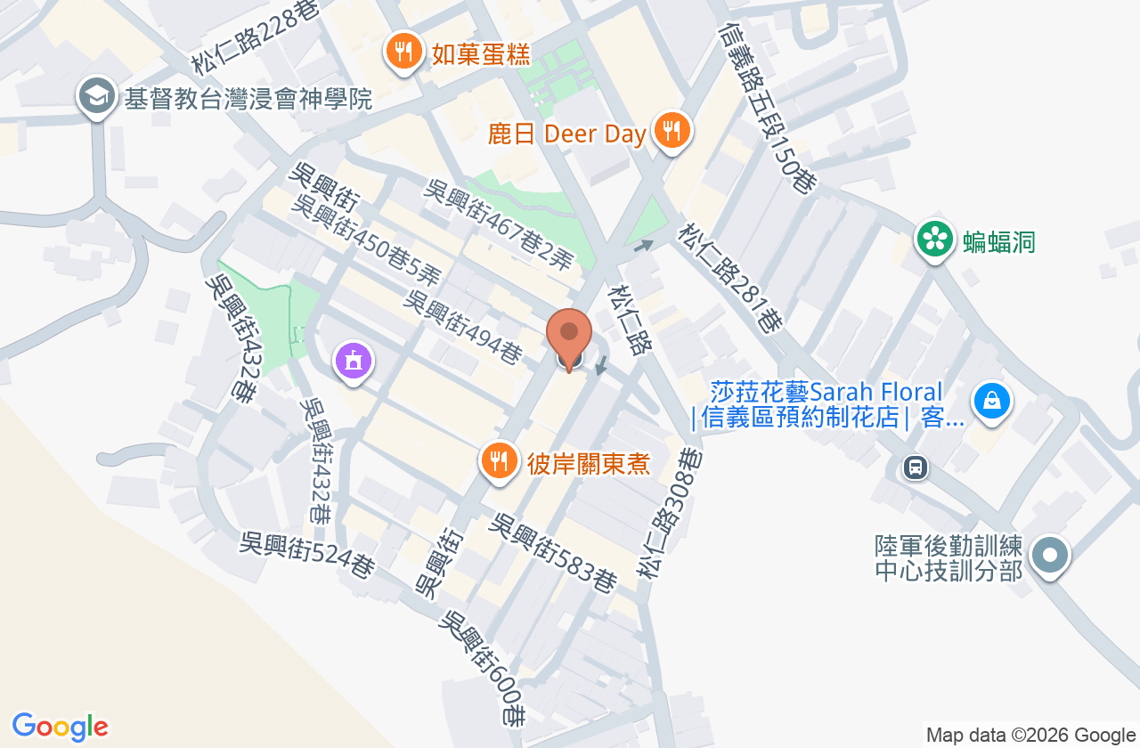 吳興牙醫診所 位置地圖