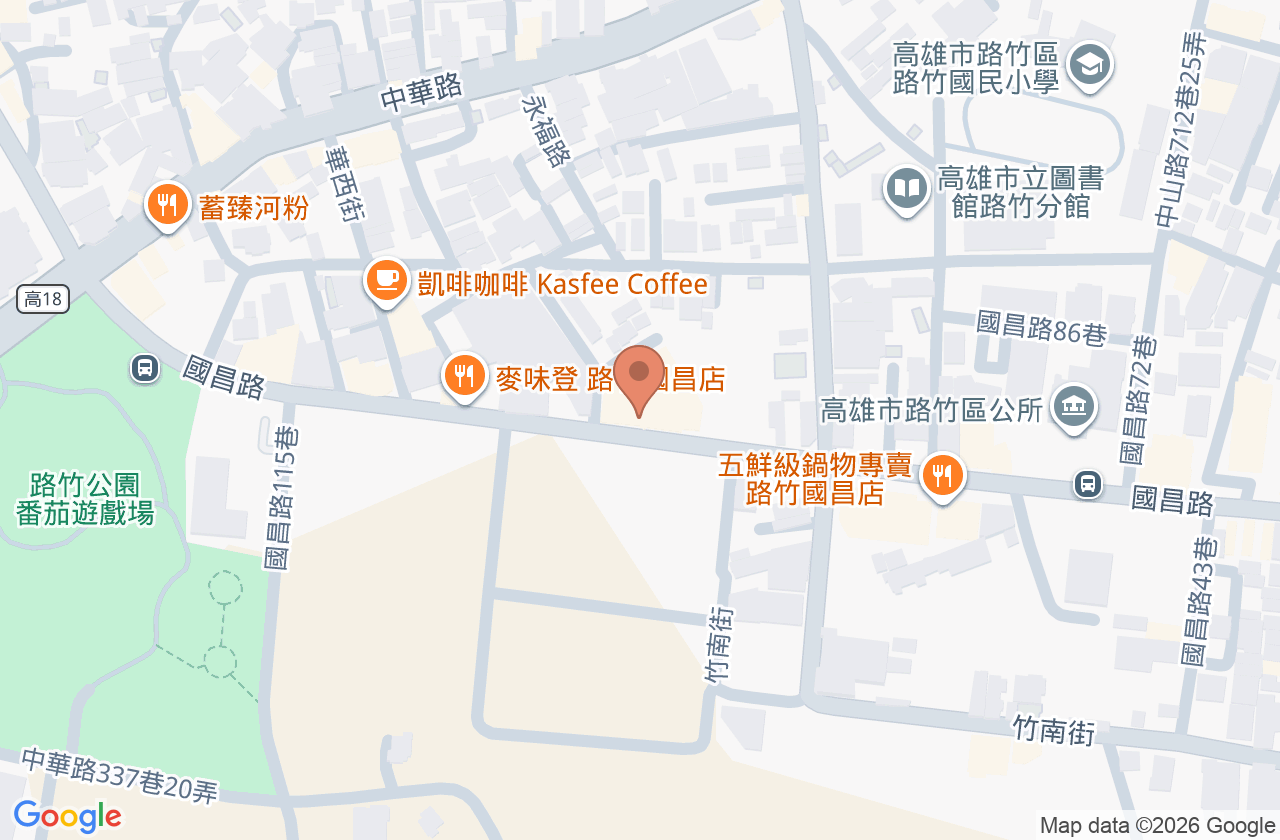 路竹內科診所 位置地圖