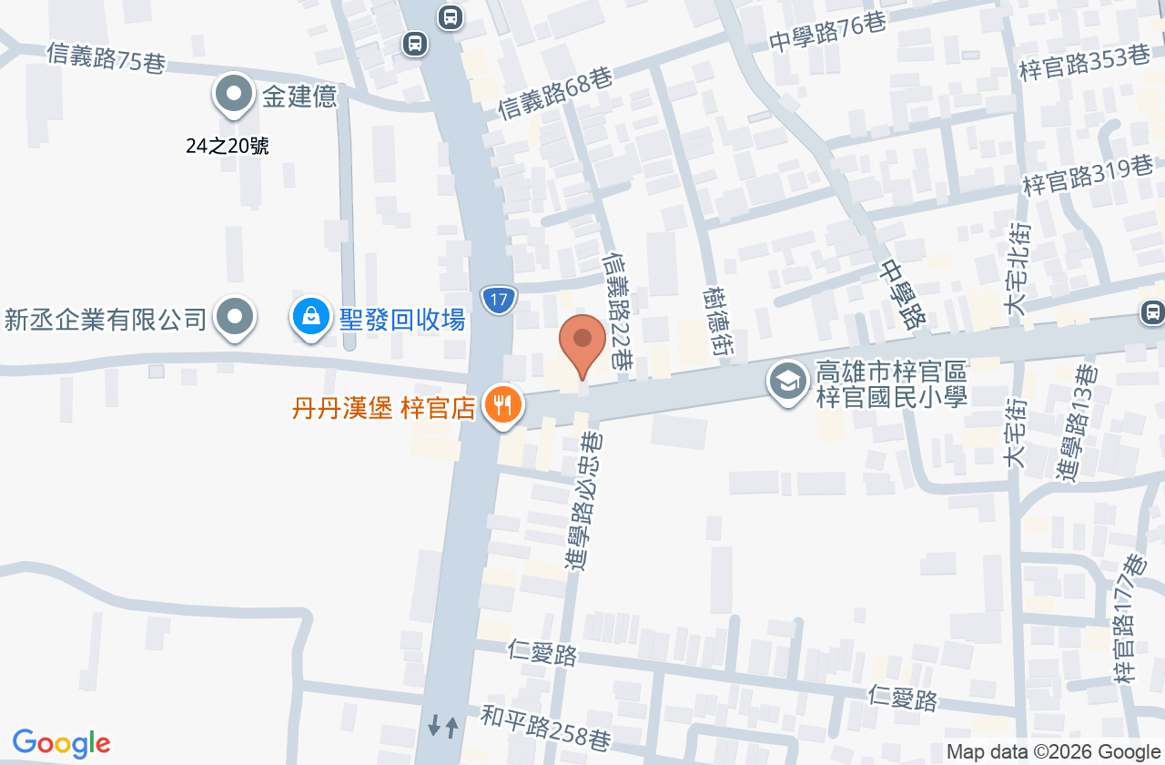 嘉田診所 位置地圖