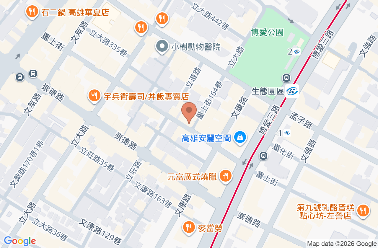 育濰小兒科診所 位置地圖