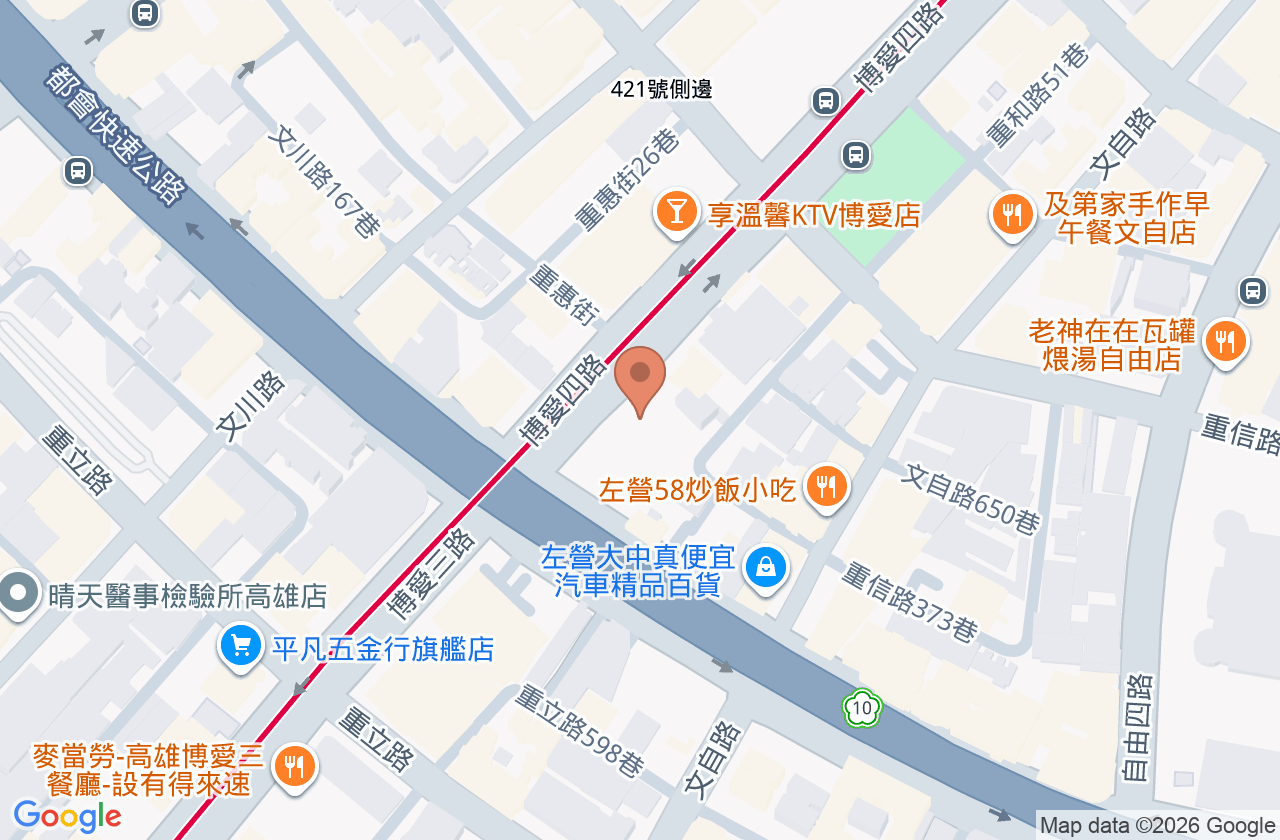 豐田博愛診所 位置地圖