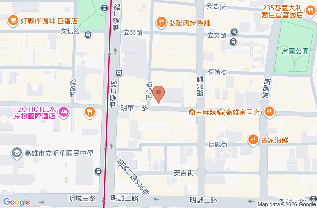 和沐復健專科診所 位置地圖