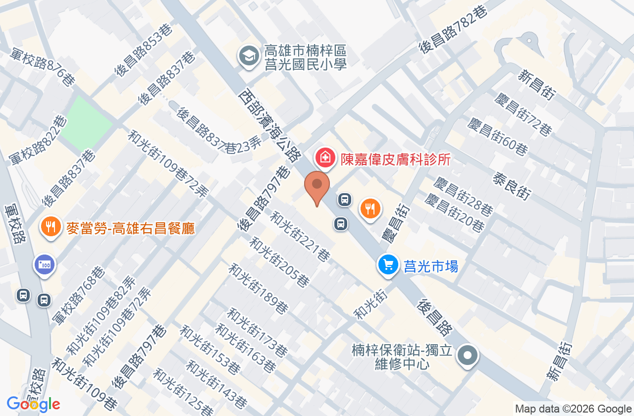 陳建良診所 位置地圖